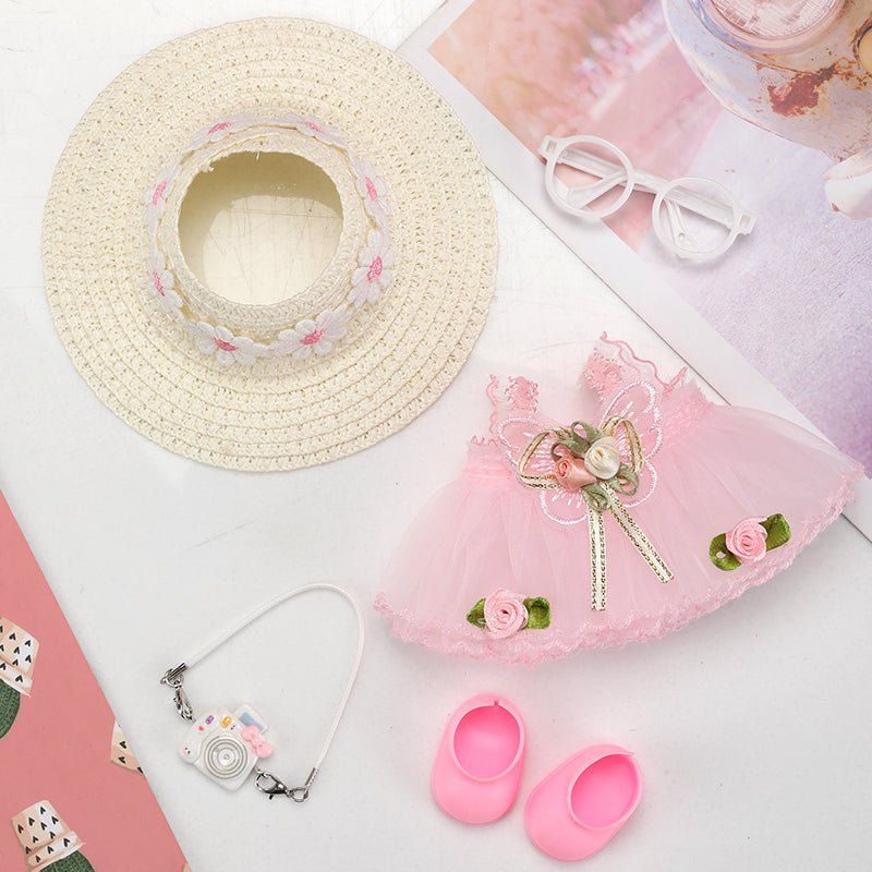 Labubu Pink Pasture Princess Outfit-1