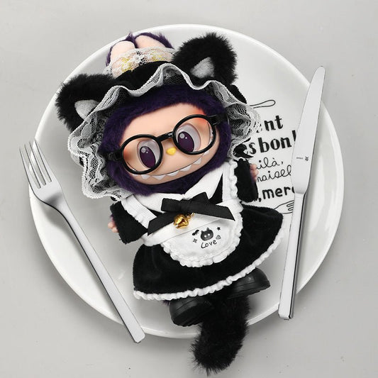 Labubu Kitty Maid Outfit-0