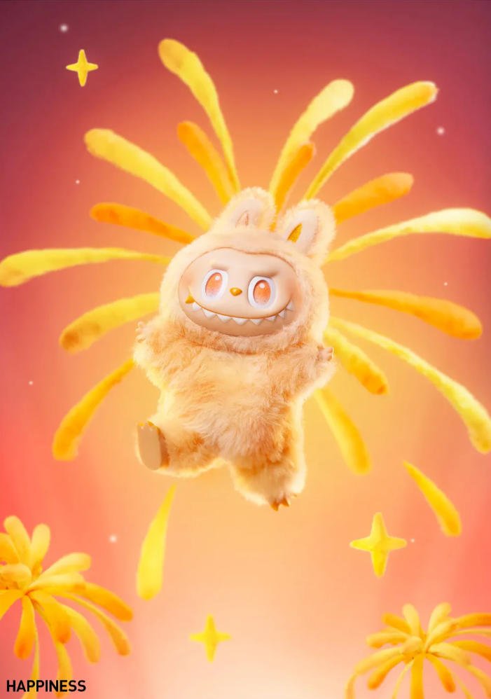 Labubu V3 THE MONSTERS Big Into Energy - HAPPINESS-1