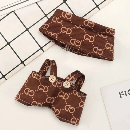 Labubu Vogue Monogram Overalls Outfit-3