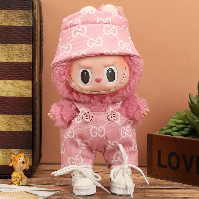 Labubu Vogue Monogram Overalls Outfit-5